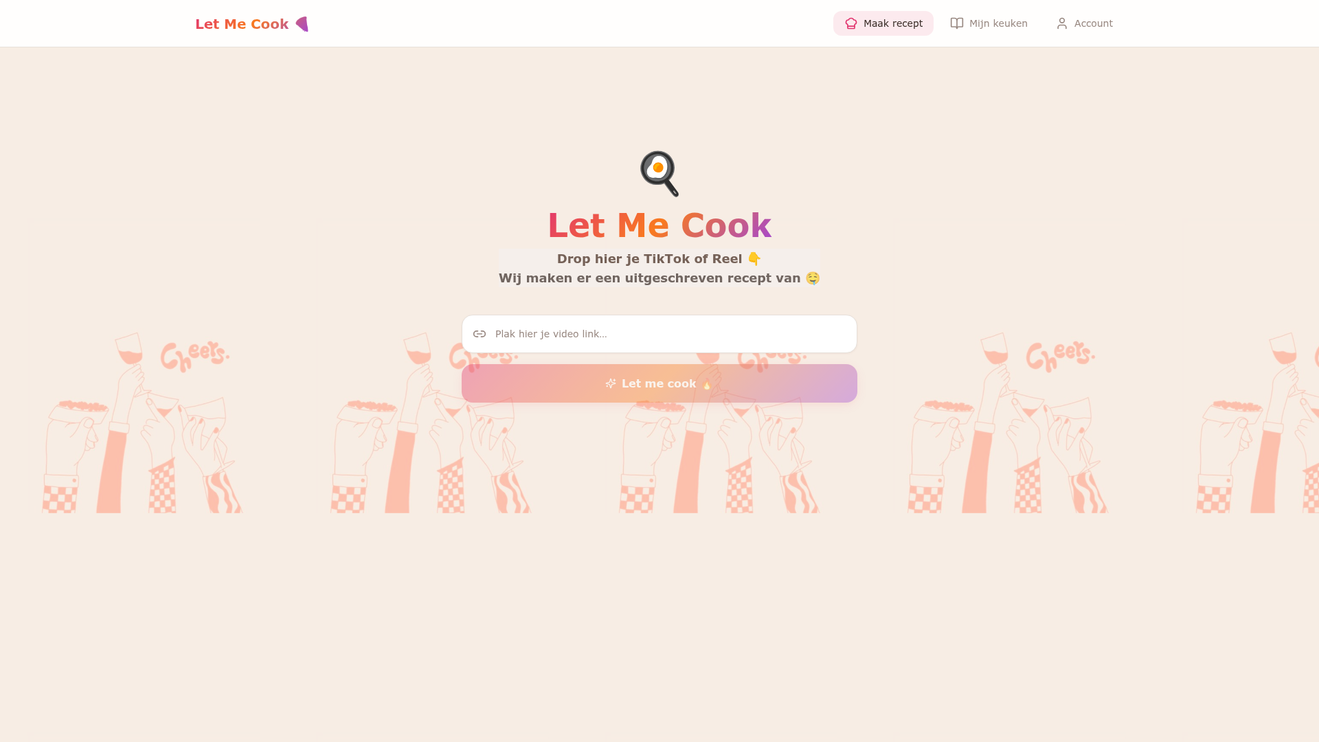 Let Me Cook — gebouwd door We Are Aigency